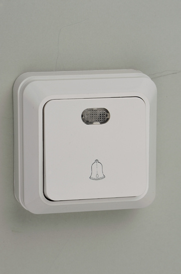 Surface Mounted Bell Switch with Printing with Lamp 1126