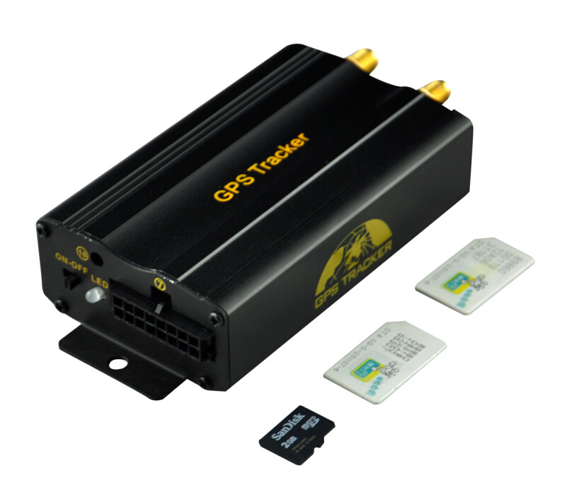 Car GPS Tracker Tk103A+ Supprt Lock / Unlock The Car Door, Dual SIM Card, Engine Shut of Real Time Tracking