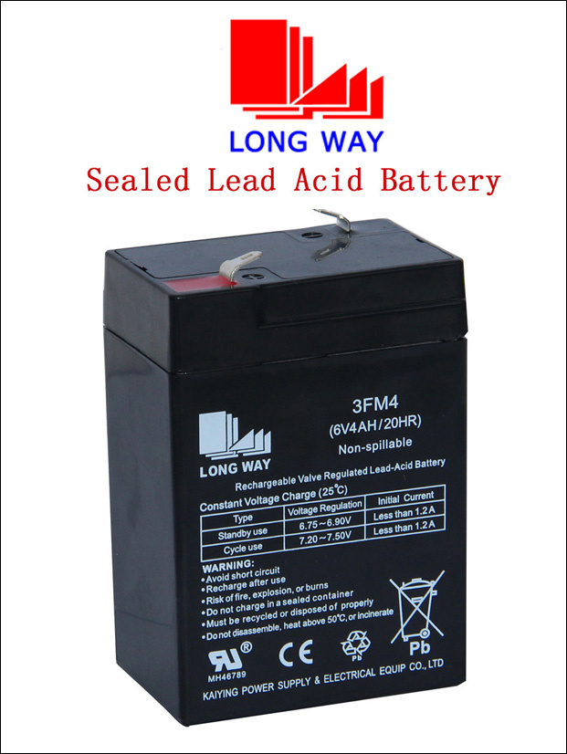 6V Rechargeable 6V4ah UPS Battery