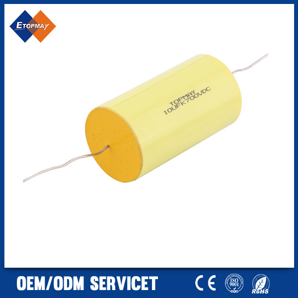 10UF Cbb20 Axial Polypropylene Film Capacitor