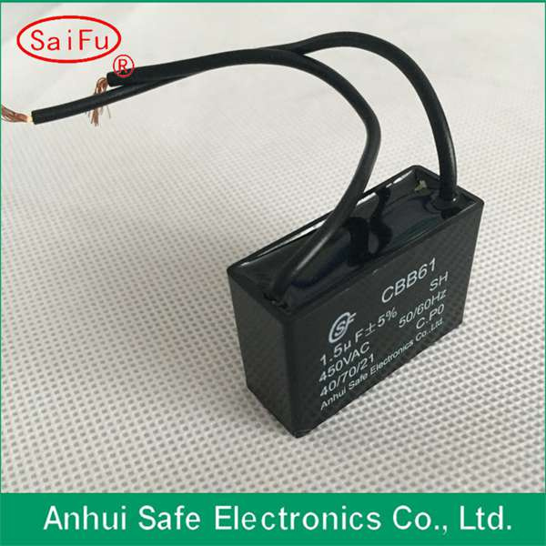 Cbb61 Metallized Polypropylene Film Capacitor
