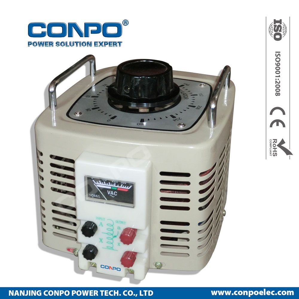 Tdgc2-3000va 1phase Contact Voltage Regulator/Variable Transformer