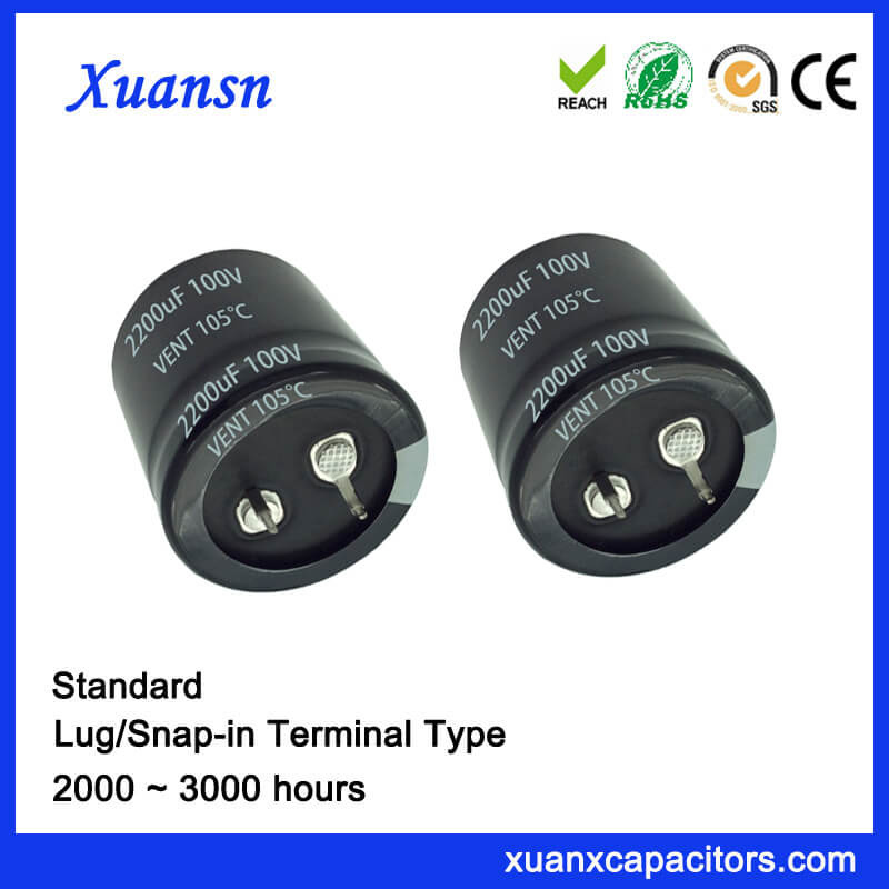 Soldering Horn 2200UF 100V Electrolytic Capacitor