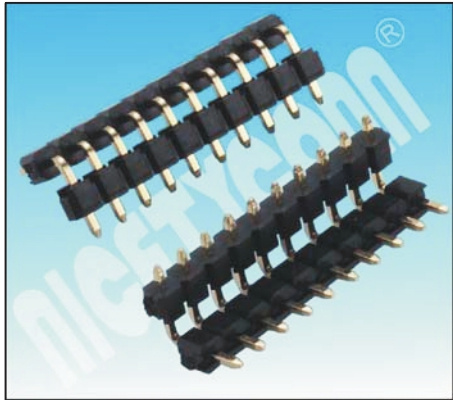 Factory Dual Housing Single Row R/a H: 2.5mm Female/Male Pin Header Connecotr 10 Pins
