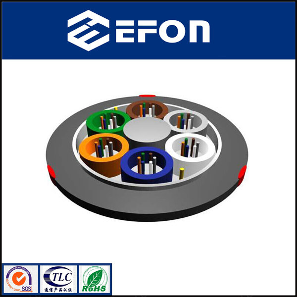 24 48 96core Outdoor Communication Jacketing Aluminum Fiber Optical Cable