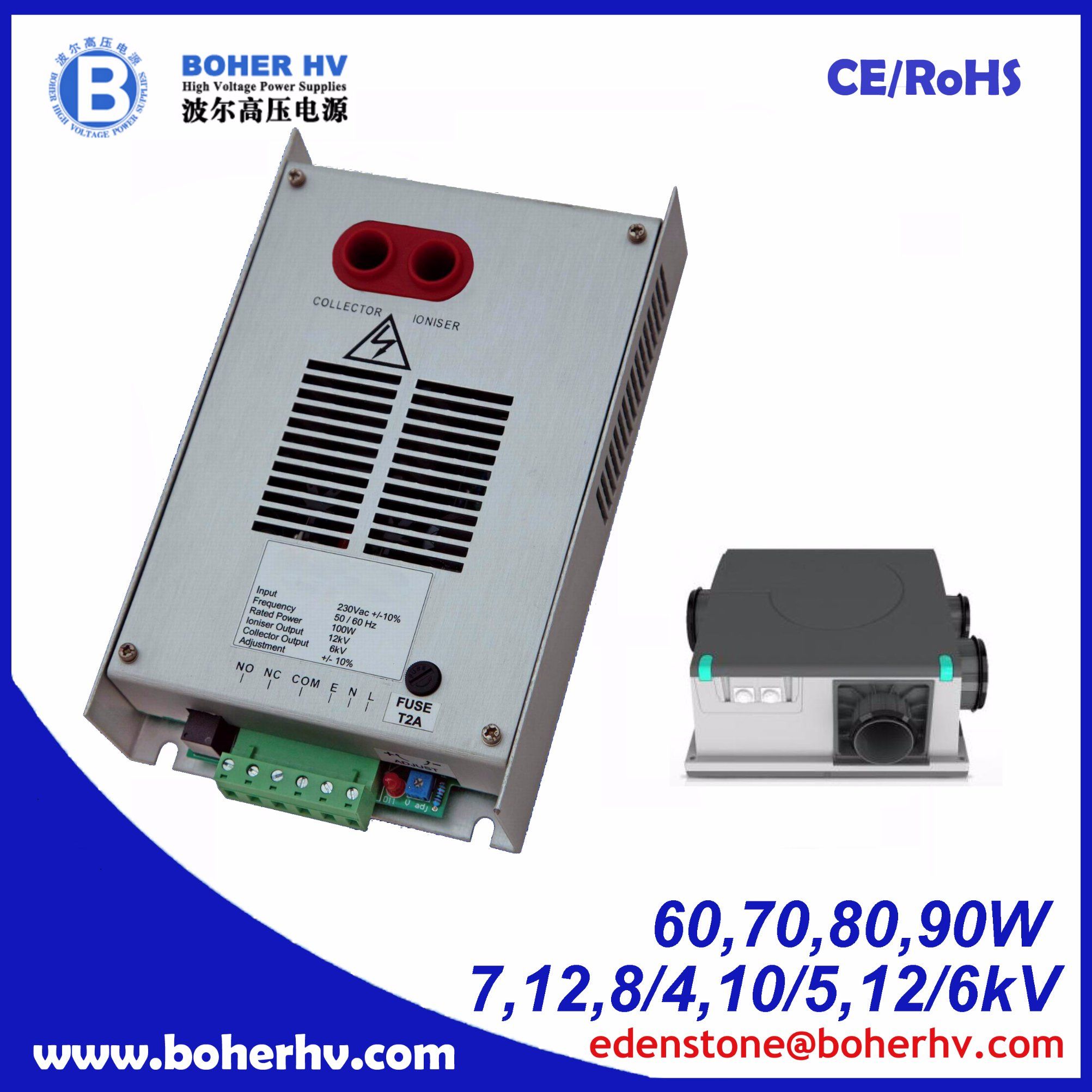 high voltage DC power supply 60W 70W 80W 90W CF04