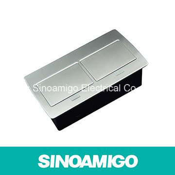 Floor Socket Boxes CE TUV 6 Modules High Quality Drop Box Floor Pocket