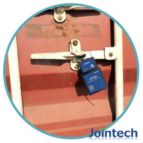 GPS Container Tracker with Door Locking Function Door Open Alarm for Container Tracking