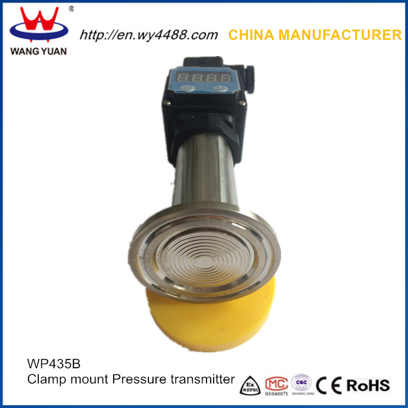 Sanitary Grade 4-20mA Output 1.5 Inch Clamp Diaphragm Pressure Transmitter