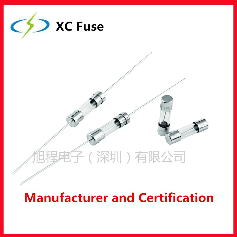Xc Fuse 5*20 Glsss Quick Acting Fuse with UL PSE Certification