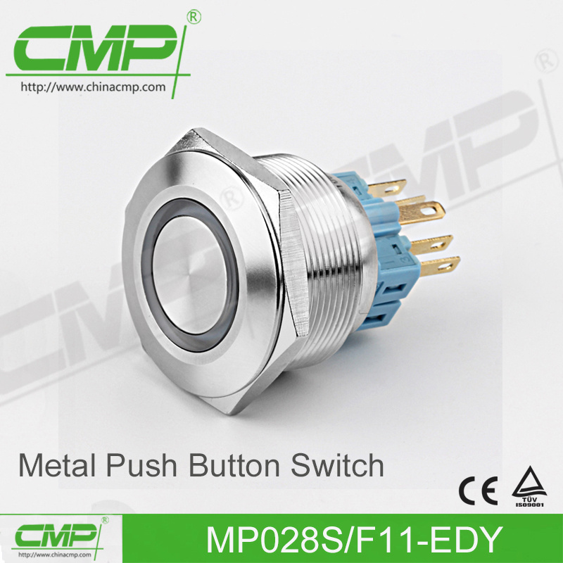 CMP 28mm No Nc Anti-Vandal Push Button Switch