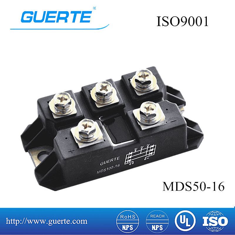 Three-Phase Diode Module Mds 50A 1600V with ISO9001