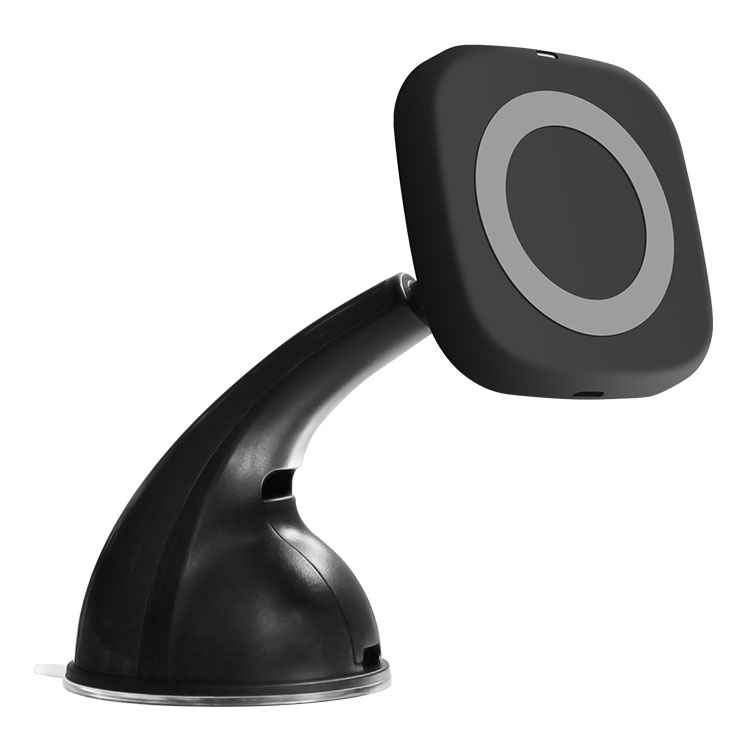 Newest Qi Magnetic Car Wireless Charger for Windshield, Best Partner for iPhone 8/iPhone X