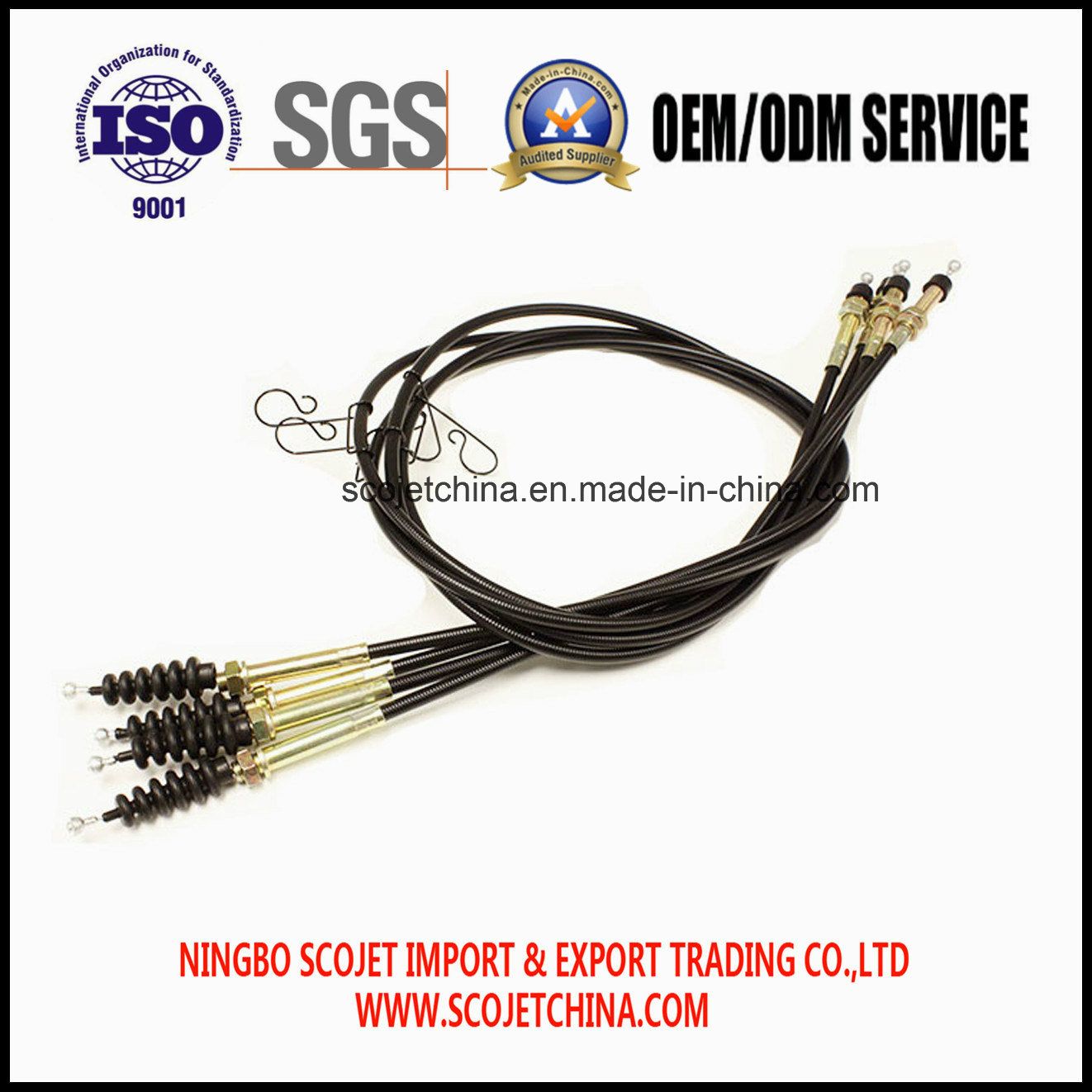 High Quality Customized Control Cable with Die Casting End