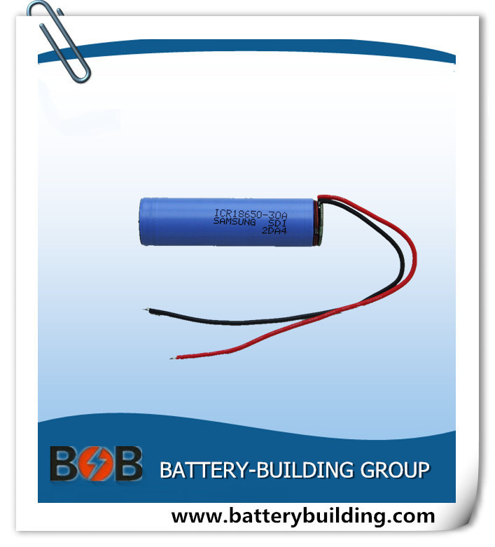 18650 Lithium Battery with PCB and Wire