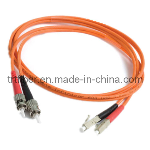 ST-LC Mm Duplex Fiber Optic Patch Cord