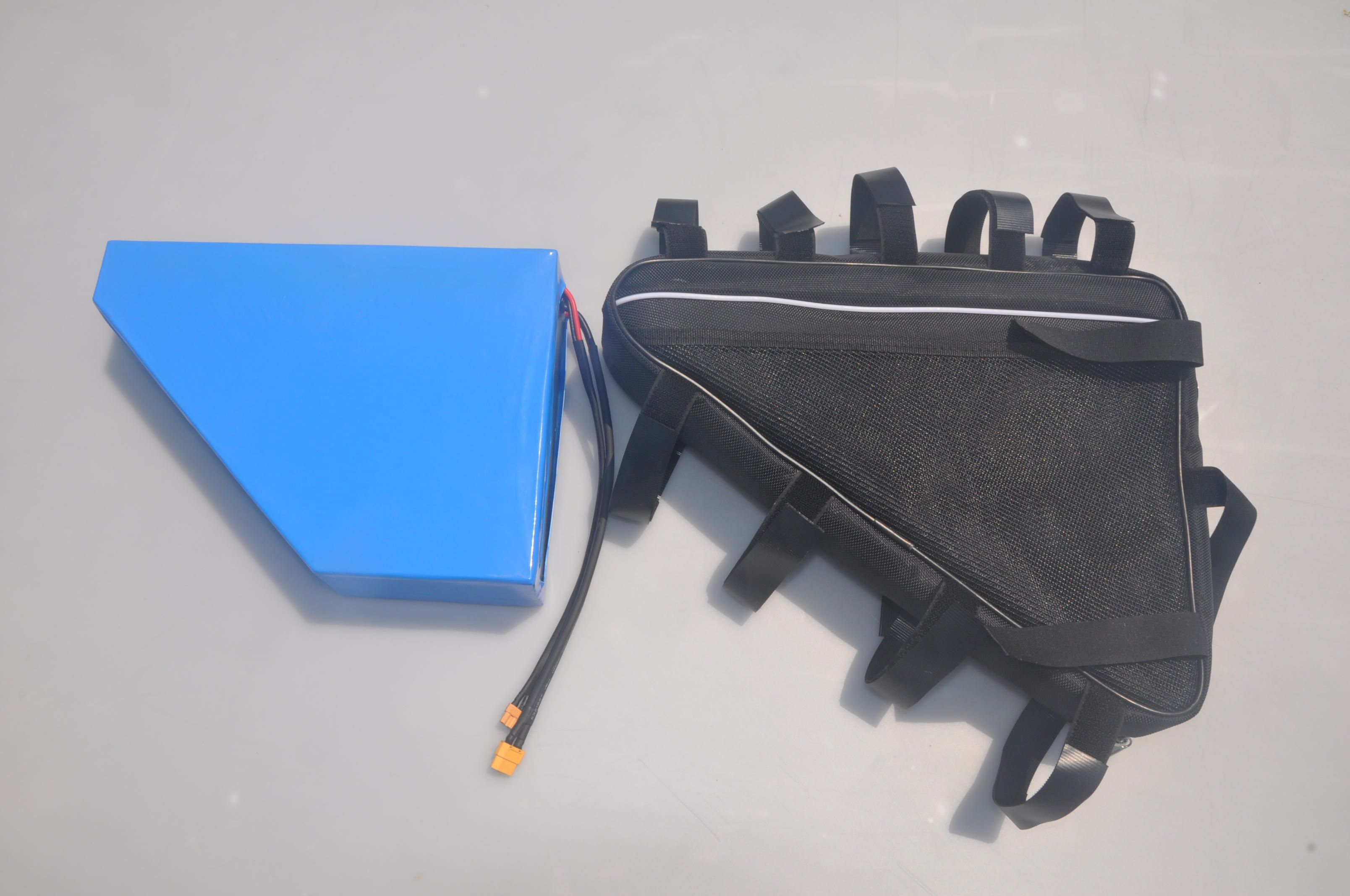 36V/48V/52V Triangle Battery Pack 14s7p 13s8p 10s9p Triangle Lithium Battery Li-ion Battery Power Supply Rechargeable Battery Power Battery Ebike Battery