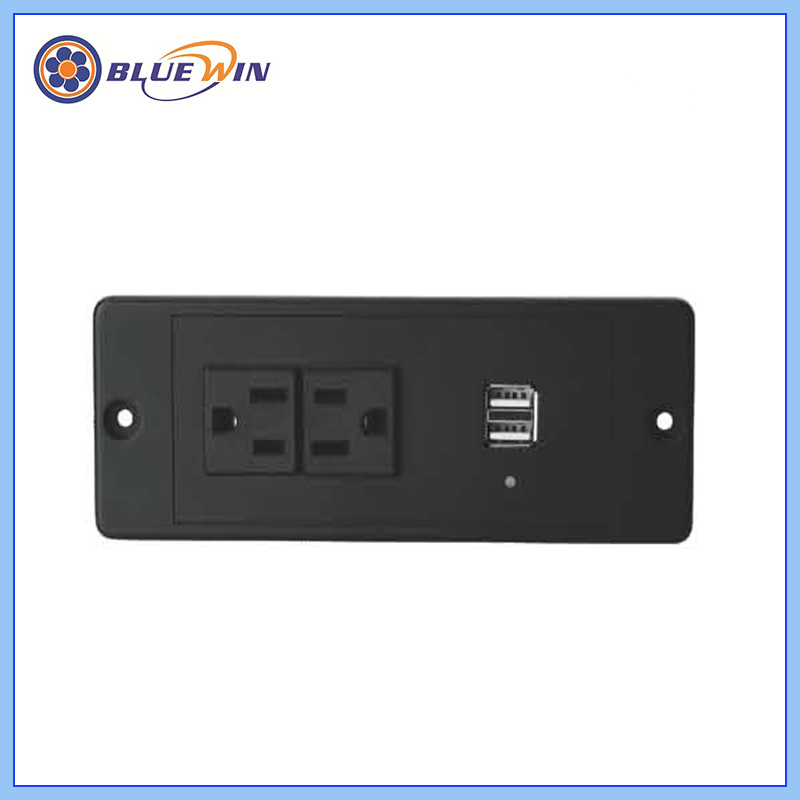 USA Electrical Socket Cheap Tabletop Power Socket Outlet with USB