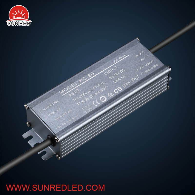 80watt LED Driver for Outdoor Lighting