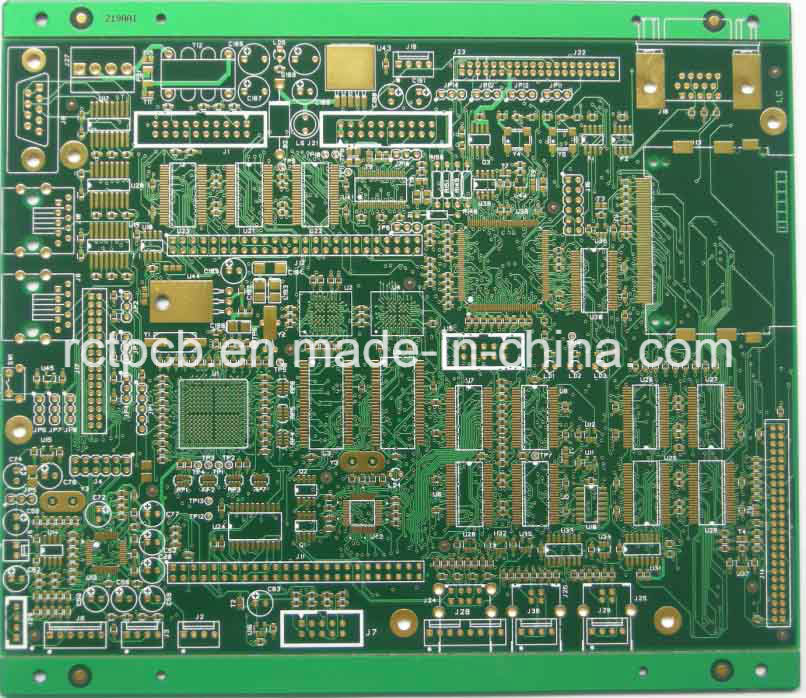 6 Layer BGA Rigid PCB with Immersion Gold