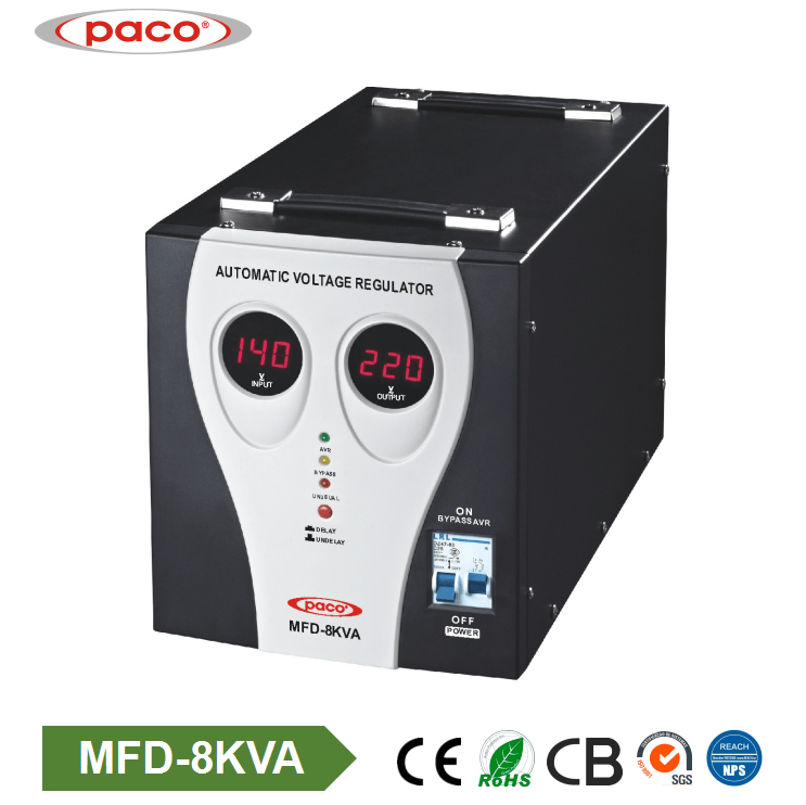 Single Phase Circuit Diagram Mfd 8kVA Automatic Voltage Regulator