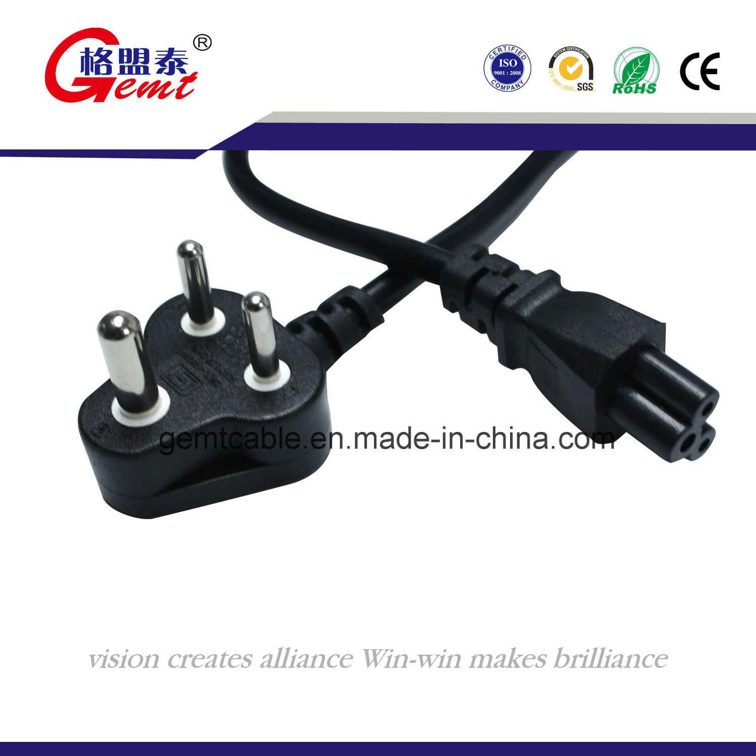 Standard 3 Poles South African Plug