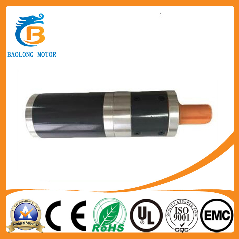 NEMA62 36VDC 150W Round Geared Brushless Motor With Encoder