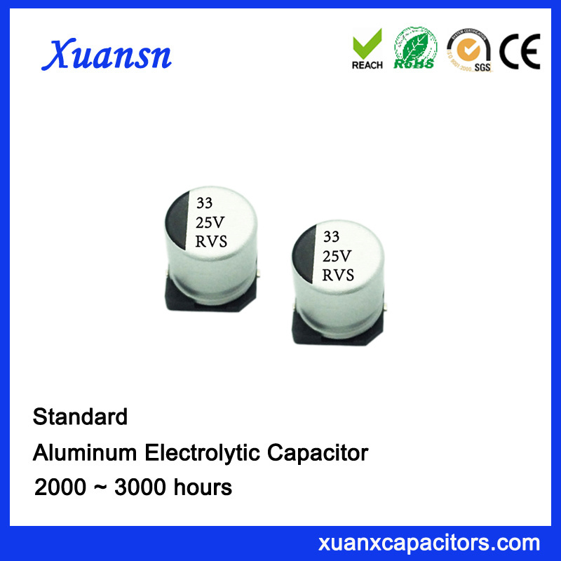 Good Quality 33UF 25V General Chip Electrolytic Capacitor