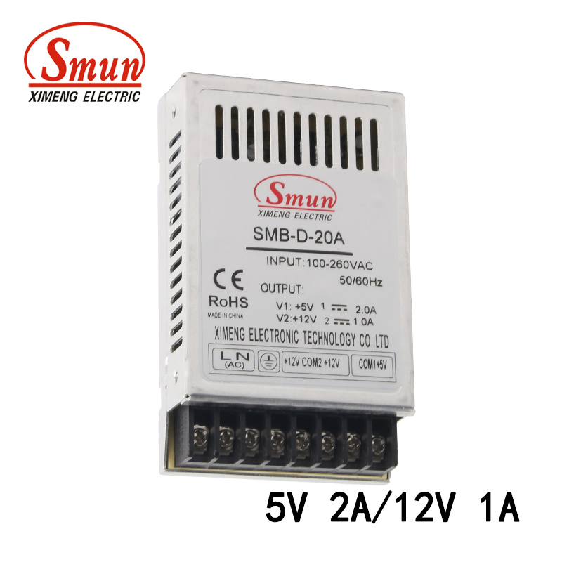 20W 5V2a 12V1a Ultra-Thin Dual Output Swtiching Power Supply SMPS