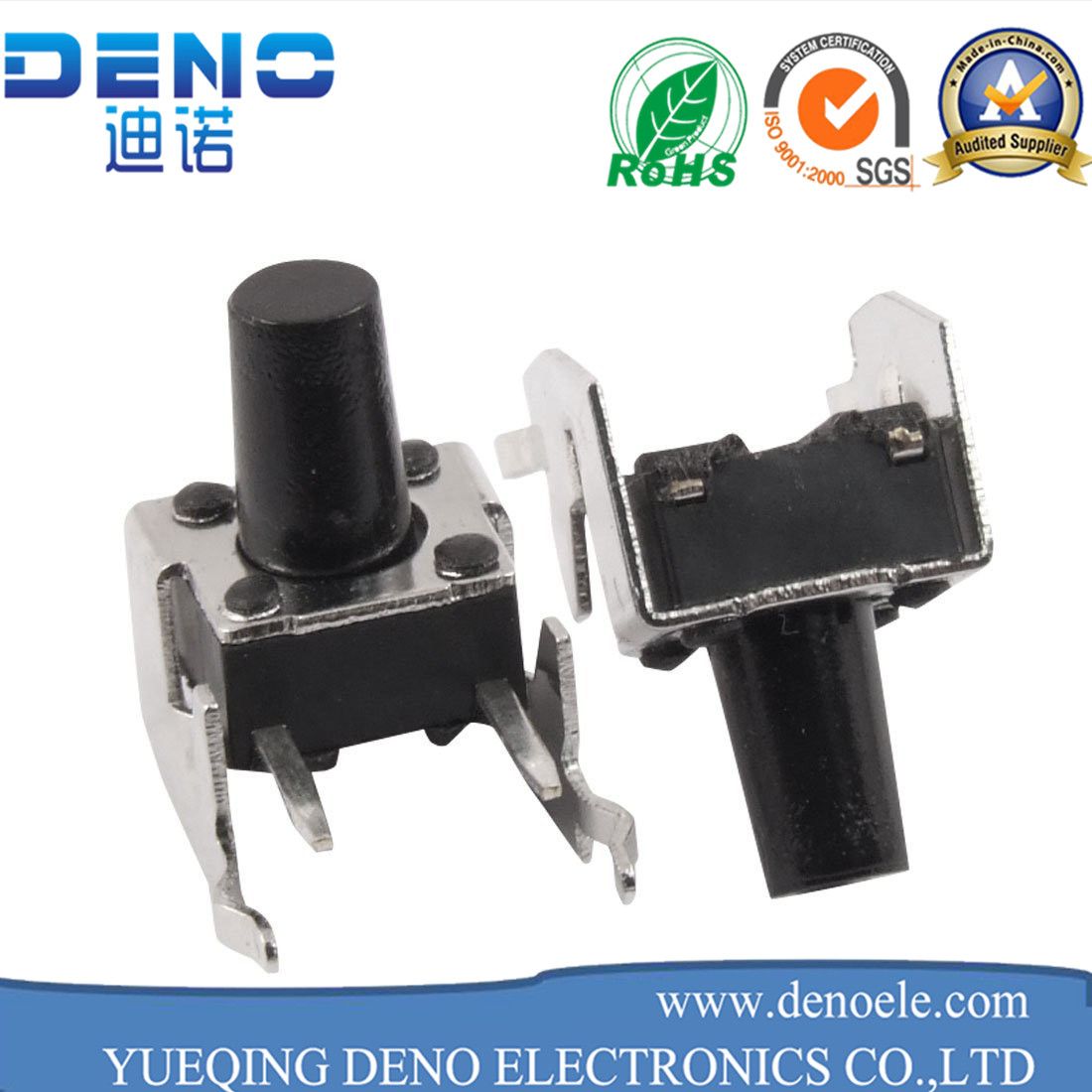 Right Angle Through Hole Type Tact Switch