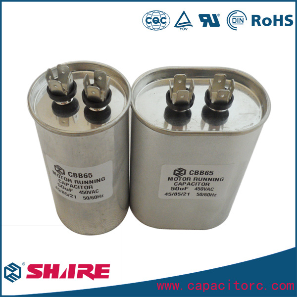 Cbb65 AC Motor Run Capacitor for Air Conditioner Compressor 40UF