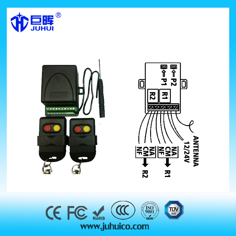 433.92MHz and 315MHz Receiver and Remote Controller