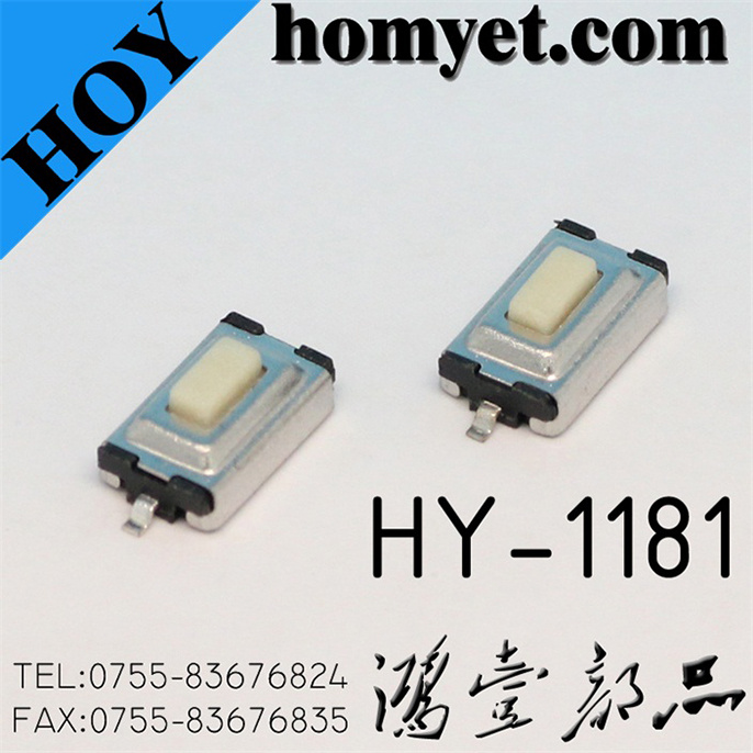 Environmental Rectangle SMD Type Tact Switch/Contact Switch with 2pin