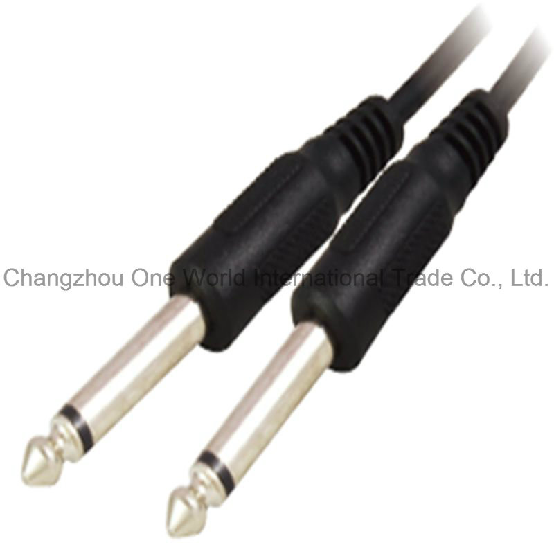 6.35mm Mono Plug - 6.35mm Mono Plug Cable