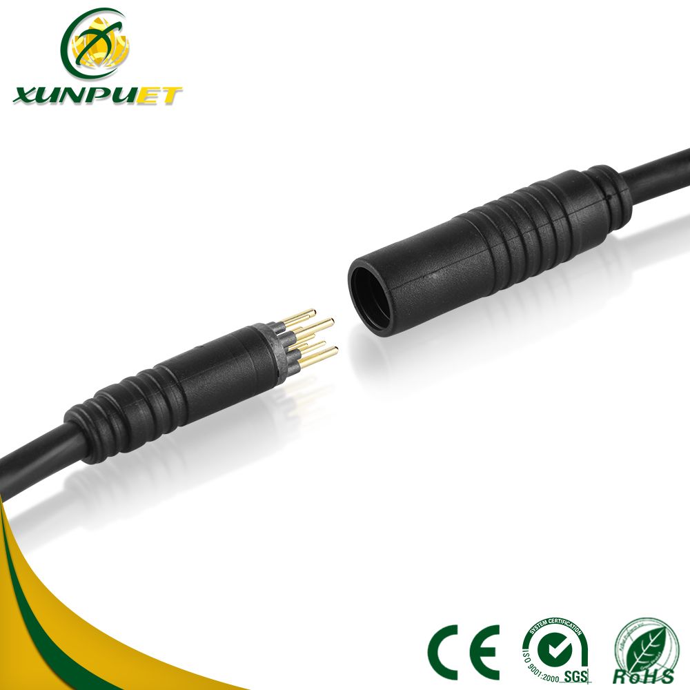 M8 9 Pin Circular Wire Electrical Connectors Cable