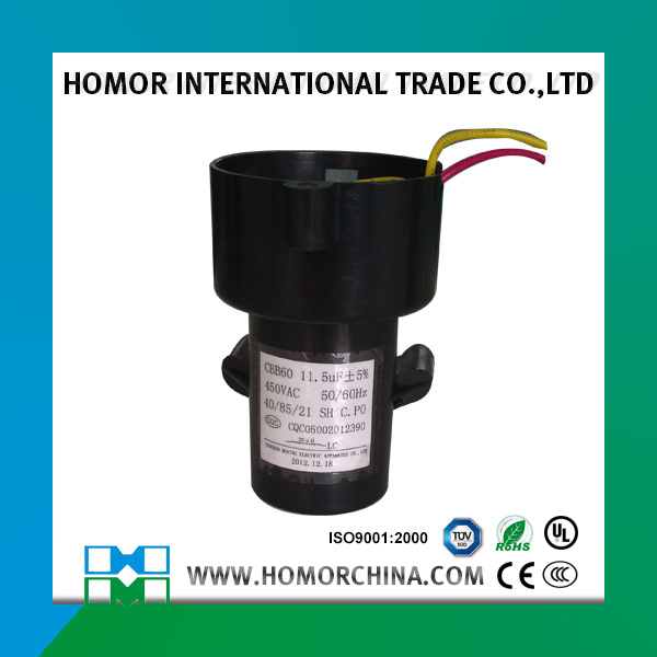 High Quality 250-450VAC Cbb60 Series Capacitor