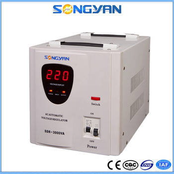 AC Single Phase Voltage Regulator Automatic 3kv Voltage Stabilizer