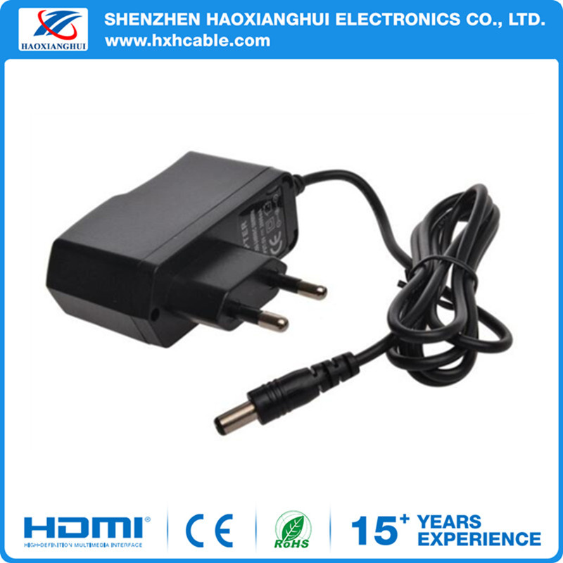 12V 1A Power Adapter to DC 5.5 Power Supply with EU Plug