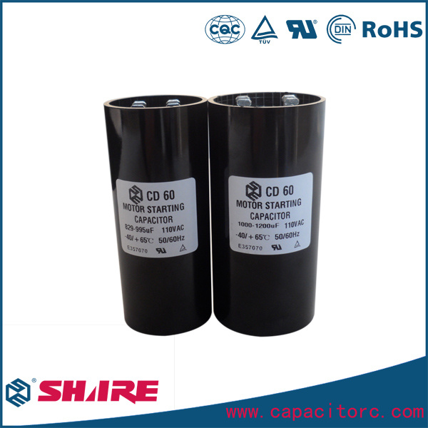 CD60 Type Start Electrolytic Capacitor with Bakelite Shell