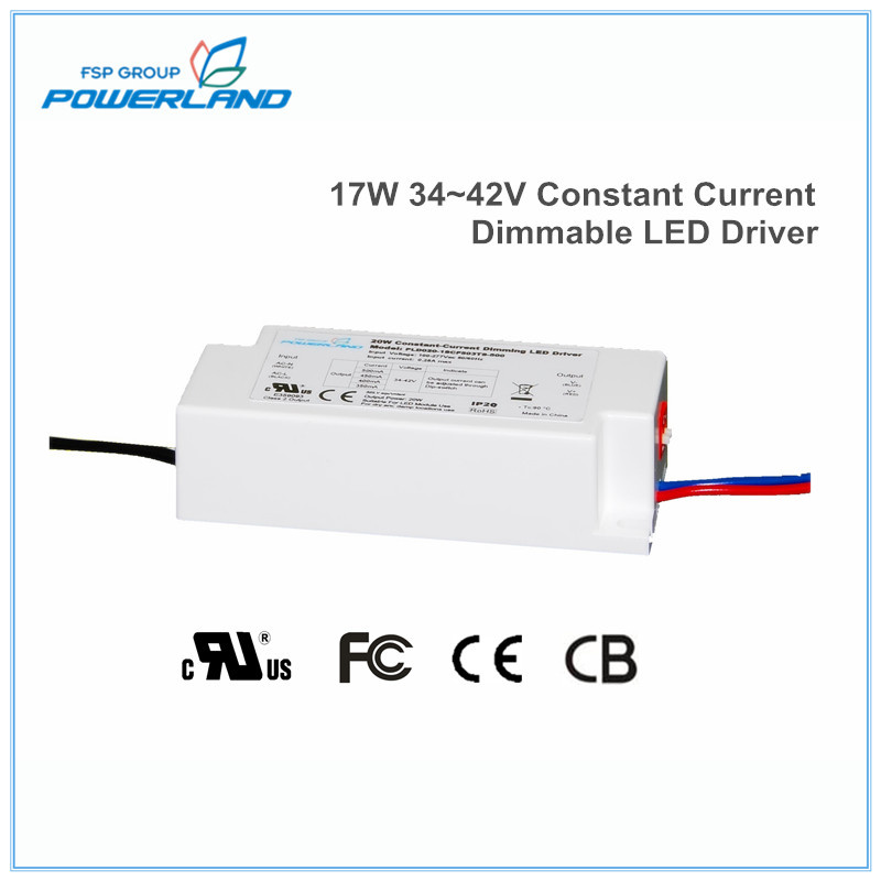 17W 34~42V Constant Current Dimmable LED Power Supply