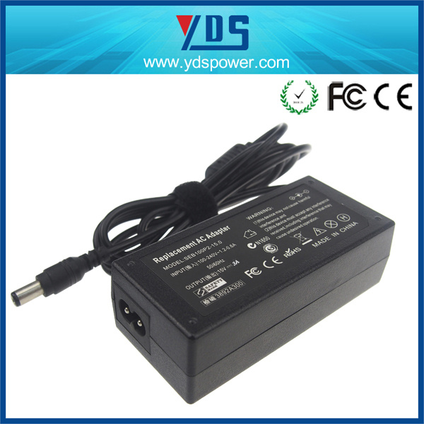 15V 3A 45W AC/DC Adapter for Toshiba