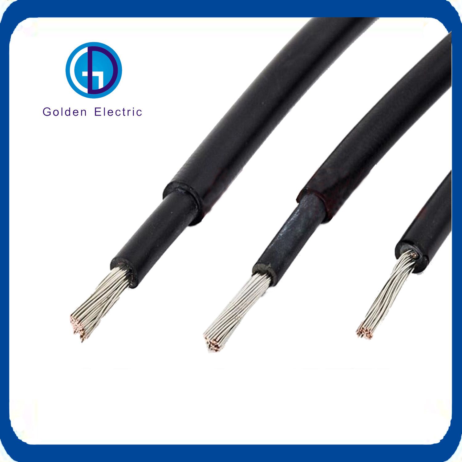 TUV Standard 2.5mm2 4mm2 6mm2 DC Solar PV Copper Wire