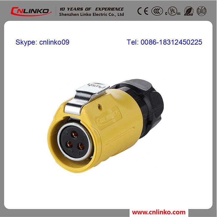 Cable Power Waterproof IP68 Female Connector/Cable Connector