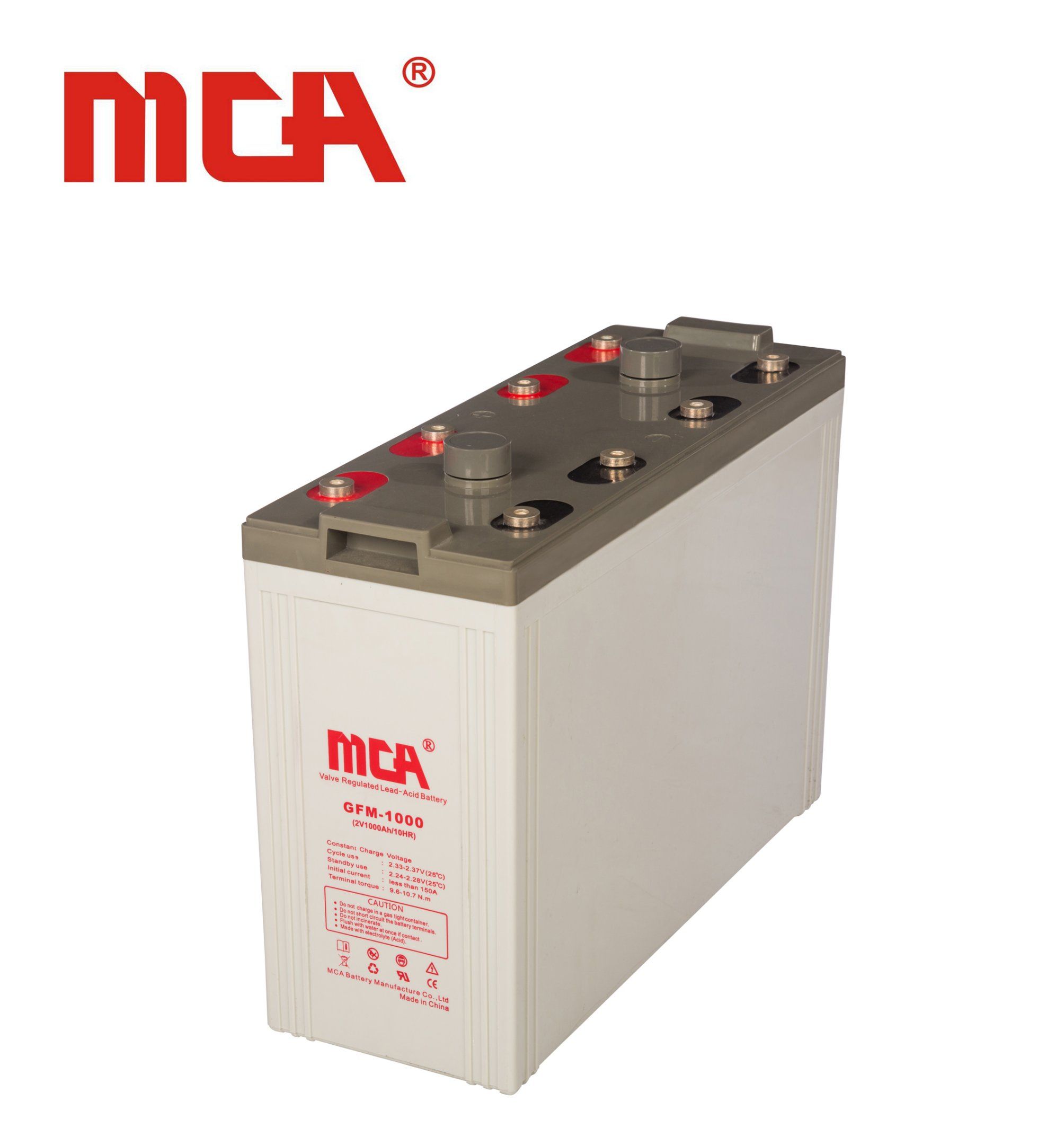 High Quality 2V 1000ah Solar Rechargeable Lead Acid Battery