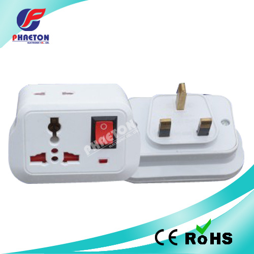 10A 250V Power AC Adapter Plug with Switch UK