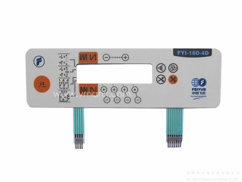 Membrane Switches for Customerized Parts