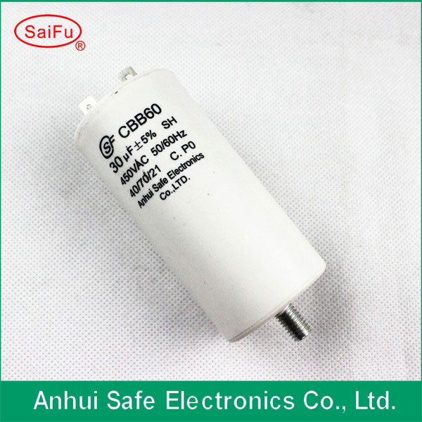 Cbb60 Washing Machine Capacitor Start Capacitor 12UF