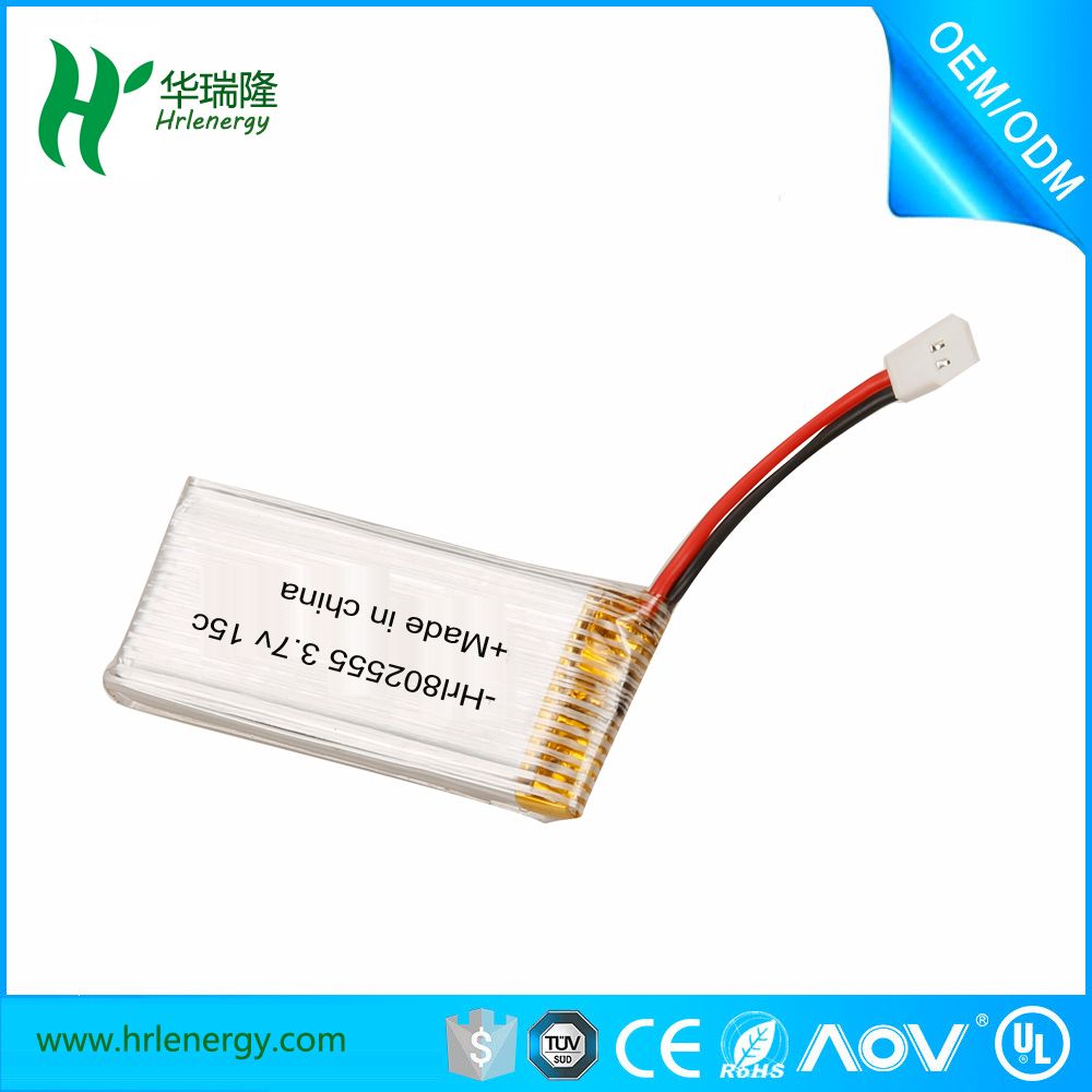 3.7V 650mAh Lipo Battery for R/C Model