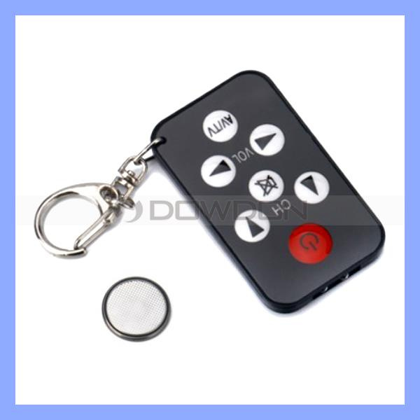 Portable Universal TV Infrared Remote Controller with Keychain