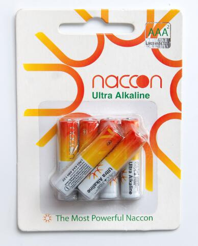 AAA Battery Am4 Dry Alkaline Battery with Blister Card
